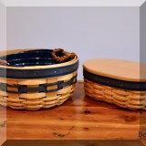 D78. 2 Longaberger Basket Collector's Club baskets. - $